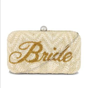 Bride Box Clutch in Ivory & Amber
From St Xavier-WORN ONCE w/original Duffle bag